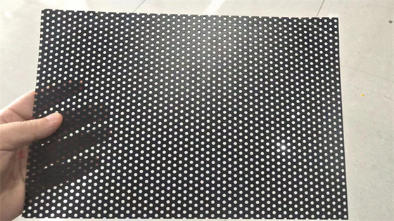 0.8mm perforiertes Aluminiumblatt AA1060, AA1100, AA3003 Schwarzweiss