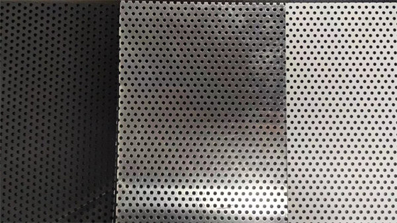 0.8mm perforiertes Aluminiumblatt AA1060, AA1100, AA3003 Schwarzweiss